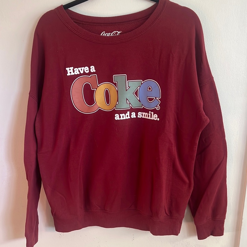 Coca-Cola Crew Neck Sweatshirt - Medium